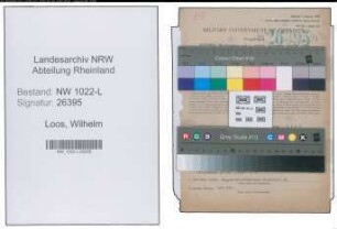 Entnazifizierung Wilhelm Loos , geb. 01.09.1889 (Gastronom)