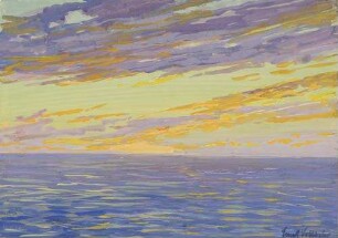 Sonnenuntergang auf dem Ozean