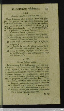 §. LXI. Nec non Postulata medica