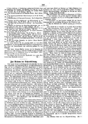 Zur Reform der Lehrerbildung