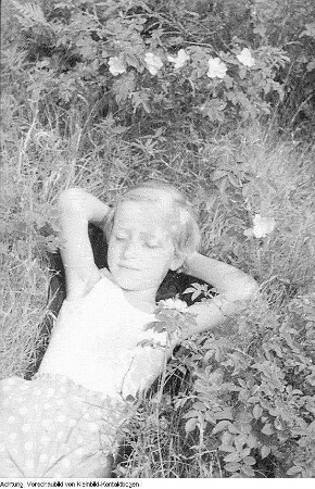 Dranske-Nonnevitz, Ostseeurlaub, Lagerfeuer, Holunder, 1955