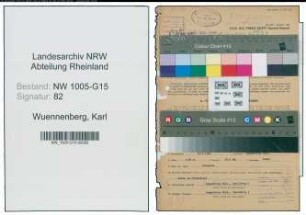 Entnazifizierung Karl Wuennenberg , geb. 23.03.1901 (Webmeister)