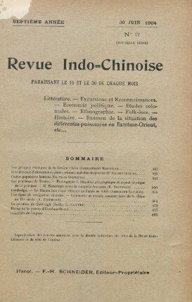 30. Juin 1904. No. 12