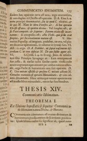 155-166, Thesis XIV