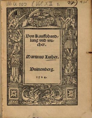 Von Kauffshandlung vnd wucher