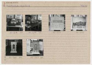 Modell und Ausstellungstafeln: Neubau Friedrichstadtpalast. Berlin, Mitte, Friedrichstraße