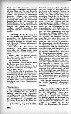Die sozialen Aufgaben der Gemeinde [Fürsorgewesen]
