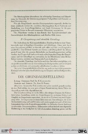 Gruppierung und räumliche Verteilung