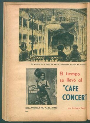 El tiempo se llevó al "Cafe Concert"