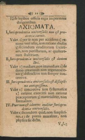 Axiomata.