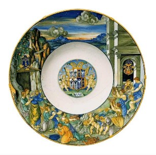 Prunkschüssel aus dem Hofservice von Isabella d’Este, Mantua