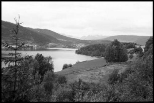 Vestre Slidre: Slidre Fjorden mit Blick auf Fagernes