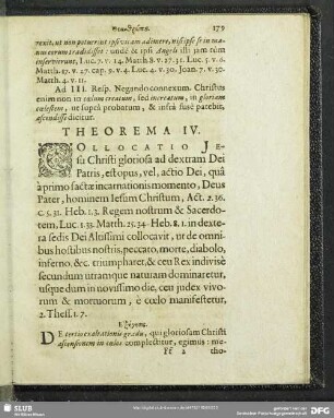Theorema IV.