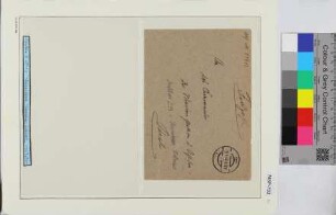 Privat-Feldpostbrief, Schiffsname/Landeinheit: Hermann Künne, Feldpostnr. 27413; Frankatur, Mi.-Nr.: [Keine]; Poststempel: 9.1.40.11-12 V; Nebenstempel: [Keine]
