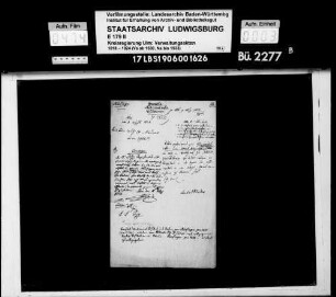 Medizinalvisitation von 1825