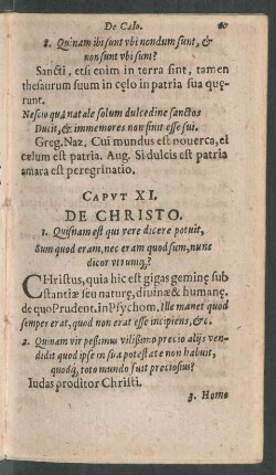 Caput XI. De Christo.
