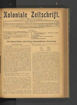 Nr. 41. Berlin, 6. Oktober 1911. 12. Jahrgang.