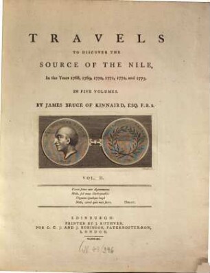 Travels To Discover The Source Of The Nile, In the Years 1768, 1769, 1770, 1771, 1772, and 1773. : In Five Volumes. Vol. II.