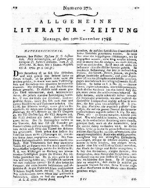 Leske, N[athanael] G[ottfried]: Museum N. G. Leskeanum : Pars entomologica ad systema entomologiae Cl. Fabricii ordinata / cura J. J. Zschachii. - Lipsiae : Müller, 1788