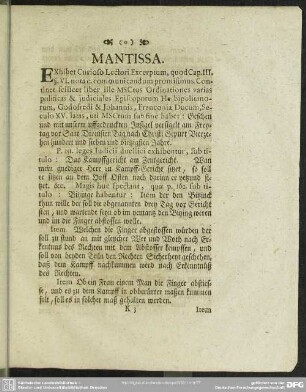 Mantissa