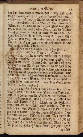 Was vor Menschen würdig seyn die Ordnung des Banns zu führen.