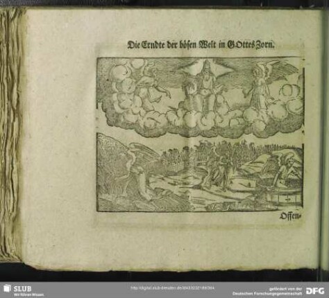 Die Erndte der bösen Welt in Gottes Zorn