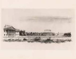 Staatstheater Kassel: Foto von Inv.Nr. 35781 (ohne Überschrift): Perspektivische Ansicht über den Friedrichplatz