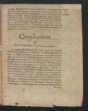Corollarium est Dantur naturalia venarum ...