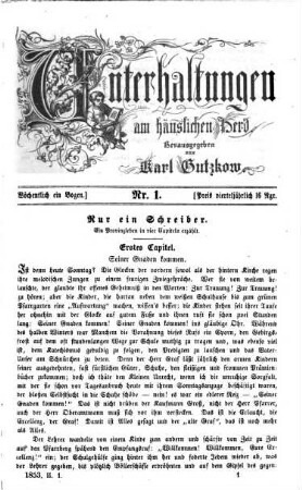 Unterhaltungen am häuslichen Herd. 2. 1853/54