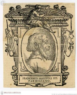 Giorgio Vasari: Delle vite de' più eccellenti pittori, scultori et architetti, In questa nuova edizione diligentemente reviste, ricorette, accresciute (...). Parte terza, Primo volume. Bologna: Evangelista Dozza, 1647, Francesco Mazzuoli, Porträt