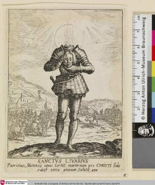 [Der heilige Livarius; Saint Livier]