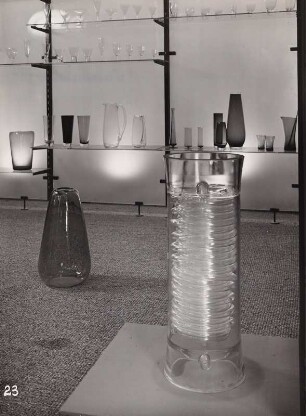 XI. Triennale Mailand, Deutsche Abt., Glaswaren