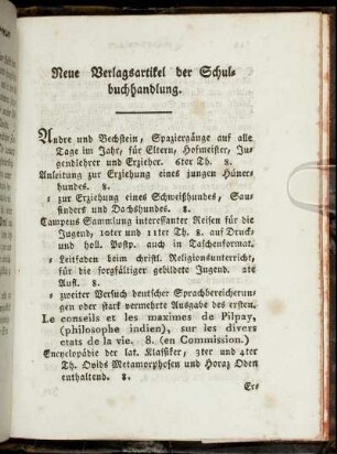 Neue Verlagsartikel der Schulbuchhandlung