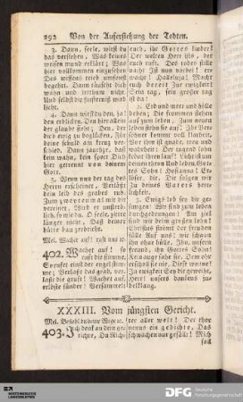 XXXIII. Vom jüngsten Gericht.