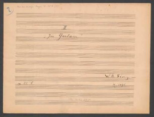 Im Gartchen; pf; op.22,2