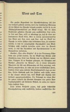 Wort und Ton