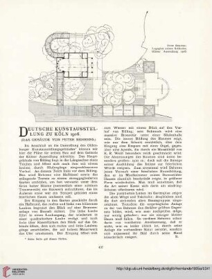 10: Deutsche Kunstausstellung zu Köln 1906 : (das Gebäude von Peter Behrens)