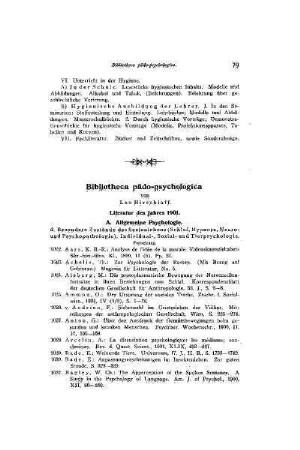 Bibliotheca pädo-psychologica