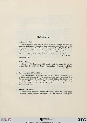 Holzfiguren (Nr. 1-43)