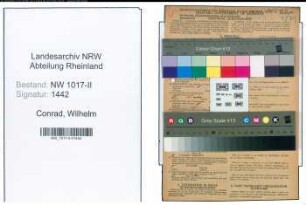 Entnazifizierung Wilhelm Conrad , geb. 17.06.1898 (Polier)