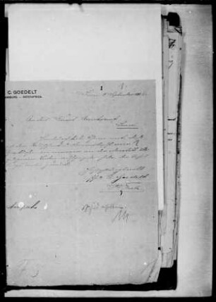 Regelung von Kleinverkauf und Ausschank von Branntwein gemäß Verordnung betr. die Neuregelung des Kleinverkaufs und Ausschank von Branntwein im Togogebiet vom 28. März 1900 und gemäß Branntweinverordnung vom 14. Juli 1909 (Einzelfälle)