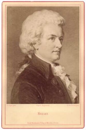 Wolfgang Amadeus Mozart, Gemälde von G. Jäger