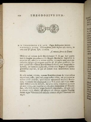 Theodosius Iun. [ ... mit Abbildungsbeschreibung].