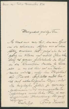 Brief an Marie von Bülow : 17.05.1898