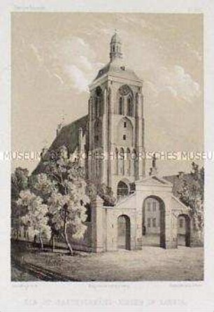 Danzig, Sankt Bartholomäuskirche - Nr. XVIII der Folge Danziger Bauwerke