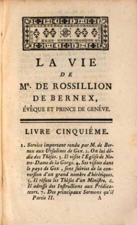 La Vie De Mr. De Rossillion De Bernex, Evêque Et Prince De Genéve, 2