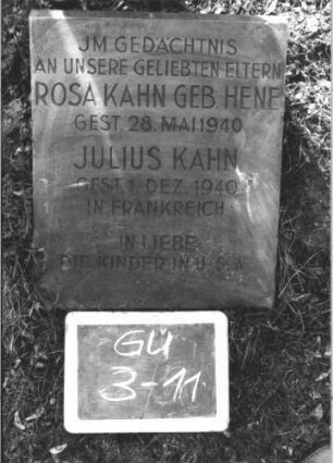 Grabstein GU/3/11