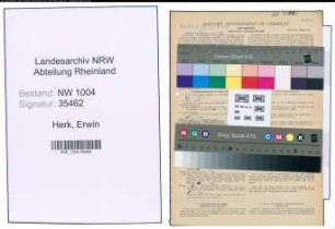 Entnazifizierung Erwin Herk , geb. 23.04.1913 (Maurer)