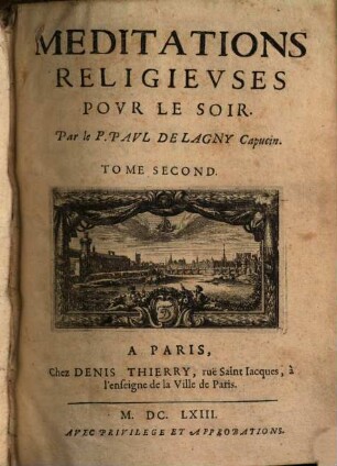 Meditations Religievses, 2. Povr Le Soir