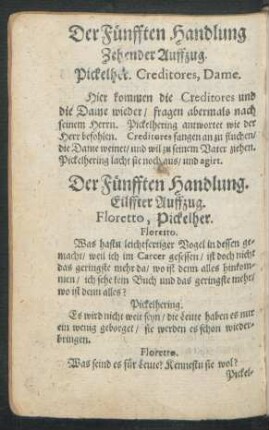 Eilffter Auffzug.